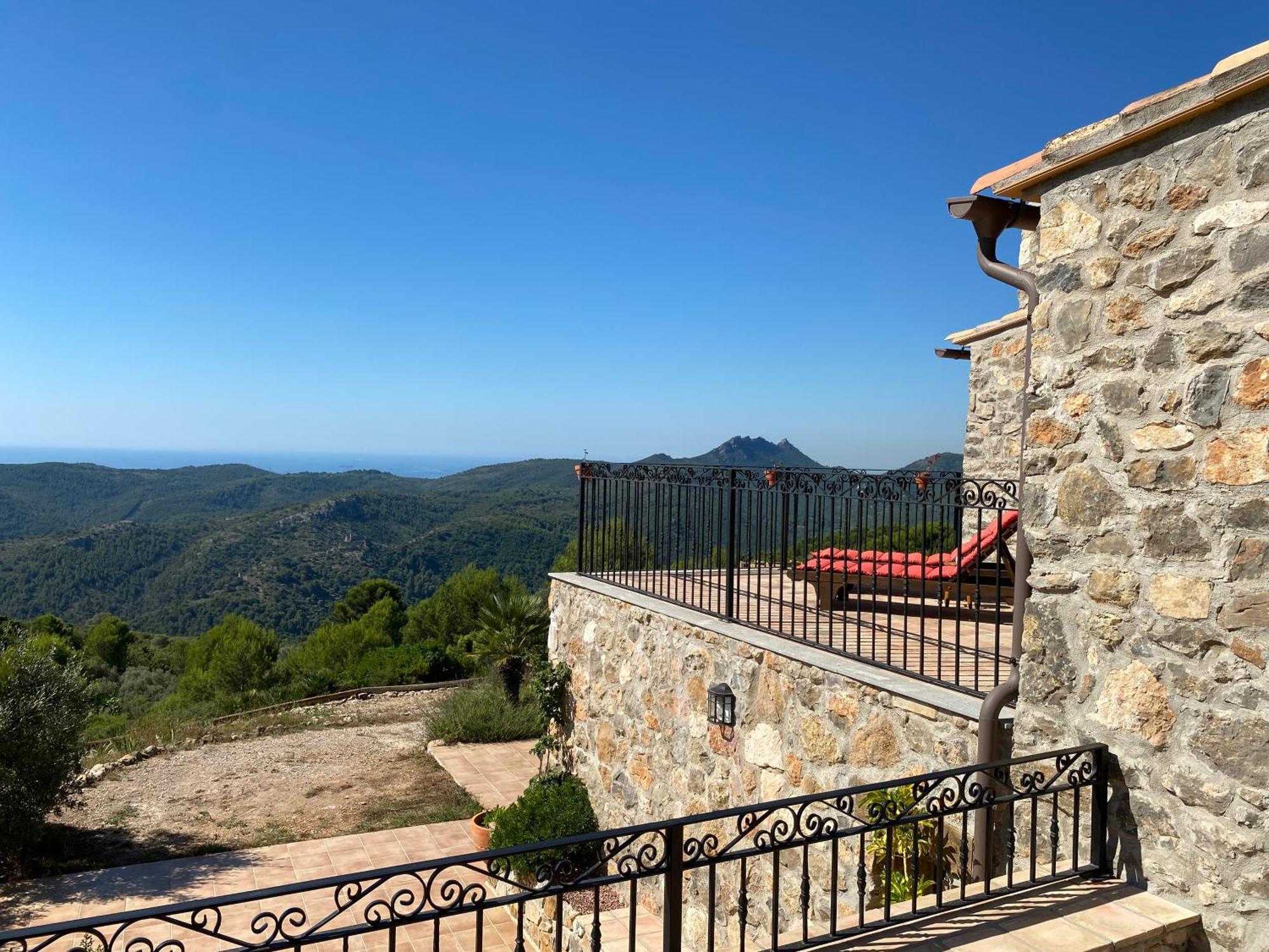 La Cueva De Miravet - Villa De Lujo En La Cima De La Montana Con Vistas Al Mar Cabanes  Extérieur photo