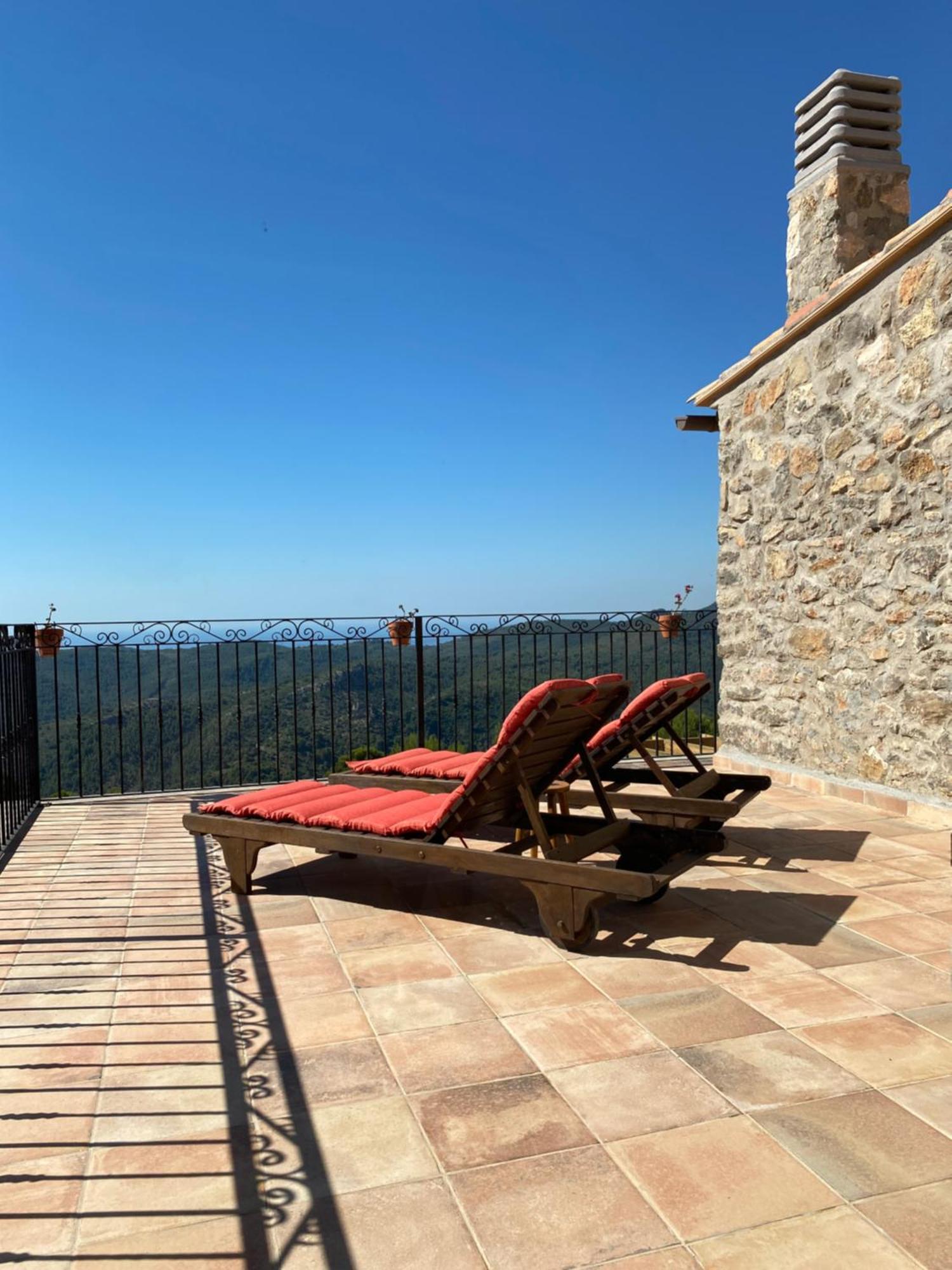 La Cueva De Miravet - Villa De Lujo En La Cima De La Montana Con Vistas Al Mar Cabanes  Extérieur photo