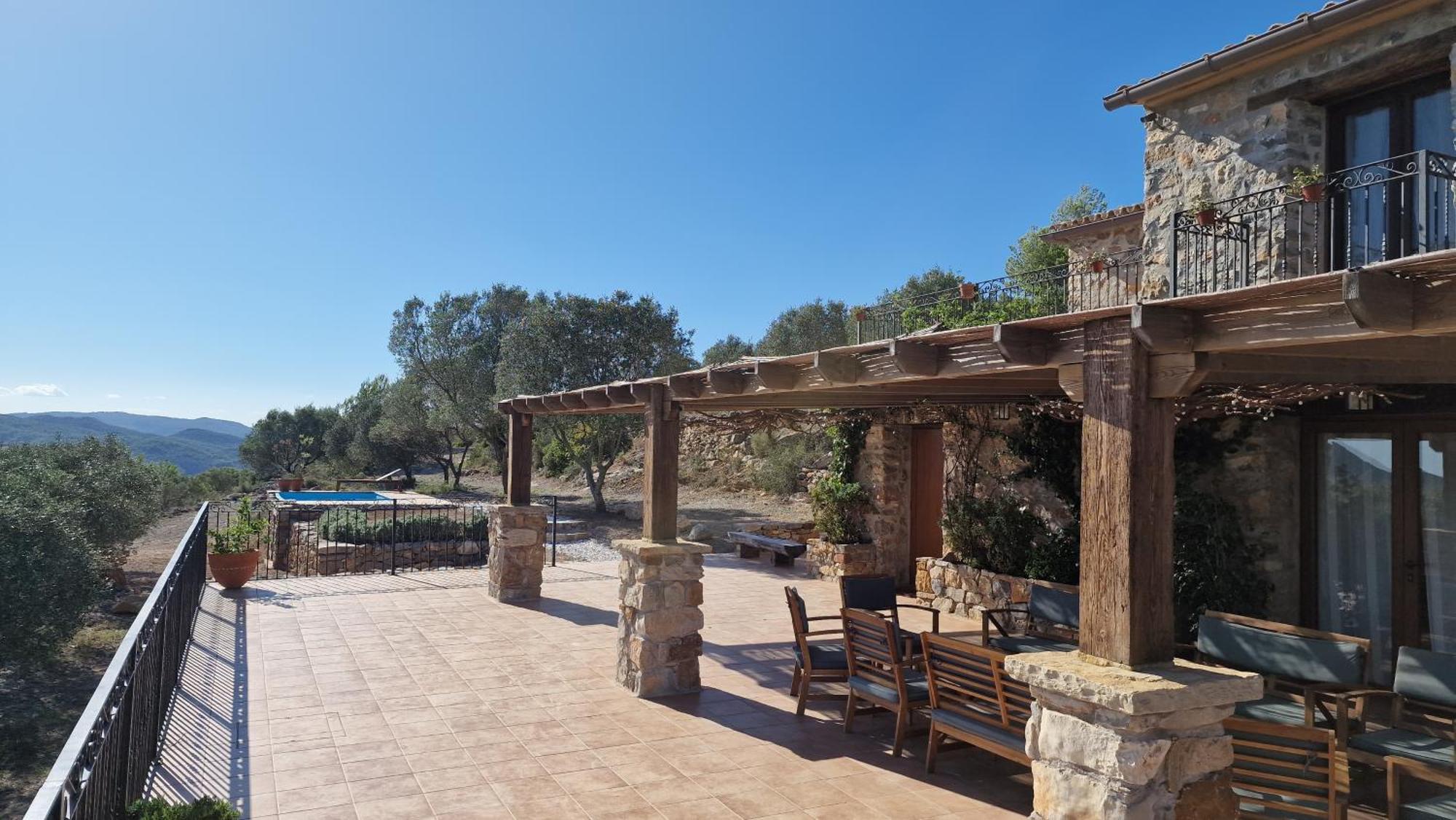 La Cueva De Miravet - Villa De Lujo En La Cima De La Montana Con Vistas Al Mar Cabanes  Extérieur photo