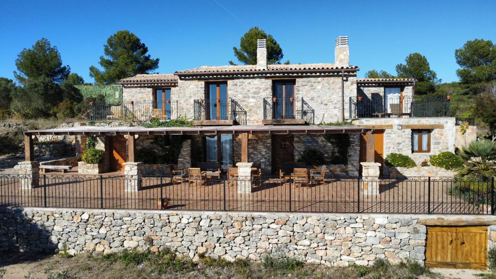 La Cueva De Miravet - Villa De Lujo En La Cima De La Montana Con Vistas Al Mar Cabanes  Extérieur photo